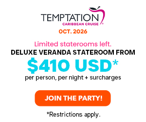 Temptation Caribbean Cruise October 2027